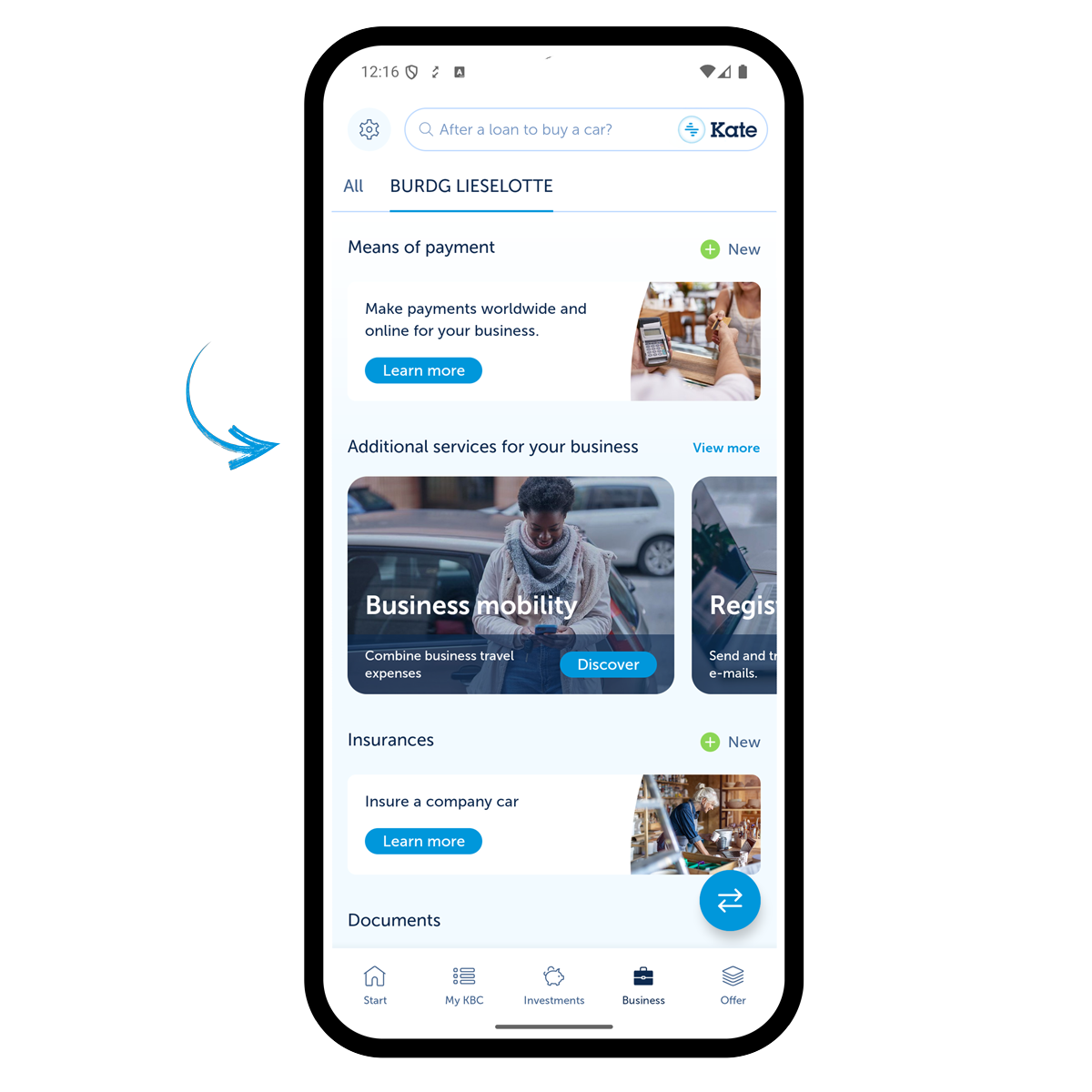 Extra diensten om slimmer te ondernemen: administratie, zakelijke mobiliteit, ...