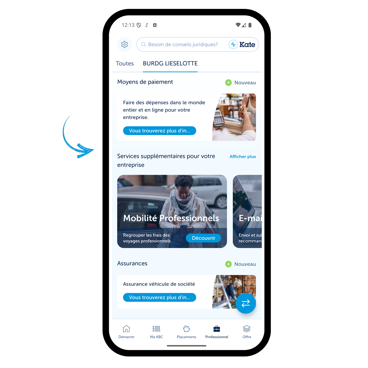 Extra diensten om slimmer te ondernemen: administratie, zakelijke mobiliteit, ...
