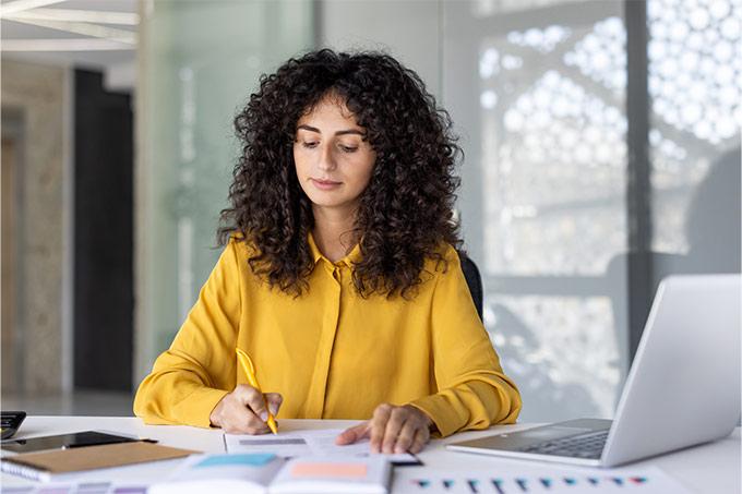 Car finance woman