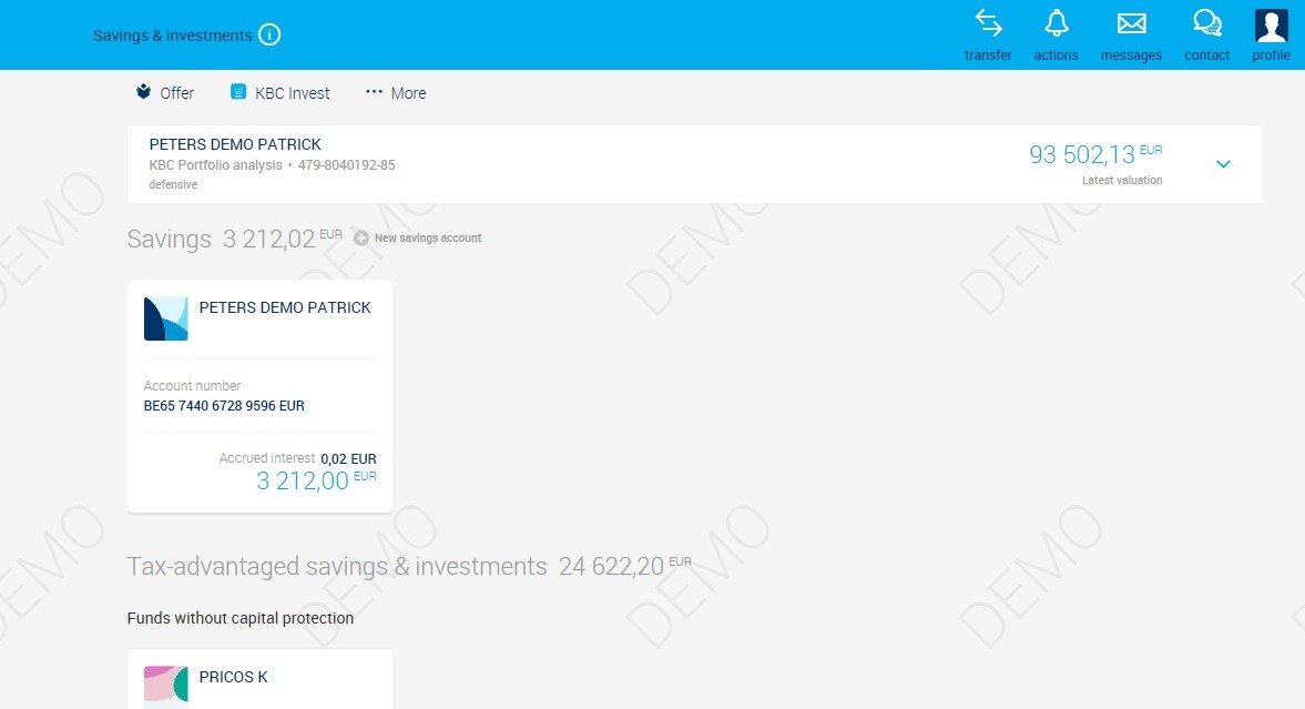 KBC Brussels Touch: online banking for PCs and tablets - KBC Brussels ...