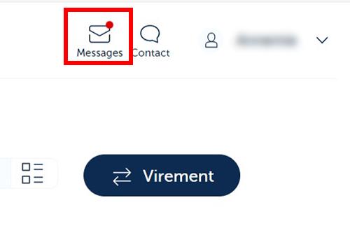 Reading your messages and documents in KBC Brussels Touch
