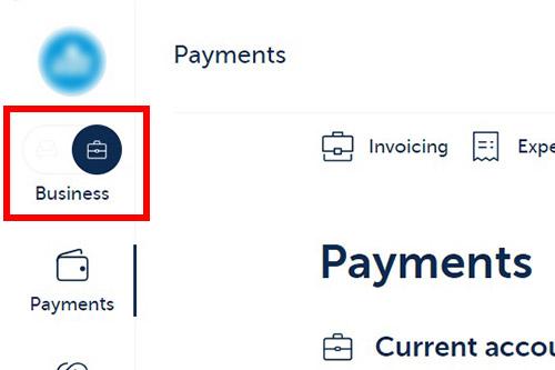 Switch in het menu links naar 'Zakelijk' om de berichten en documenten van je zaak te zien.
